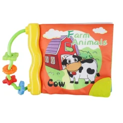 Baby knisperboek met rammelaar, 6m+