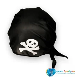 Bandana piraat, zwart