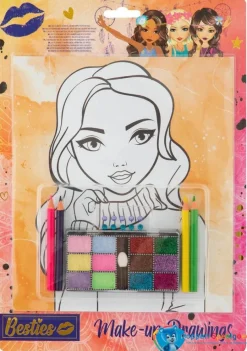 Besties maak je eigen make-up tekening, 6+