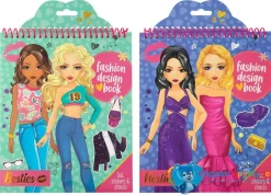 Besties mode ontwerpen incl. stickers en sjablonen, 6+