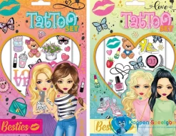 Besties tattoo set van 2 vellen