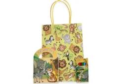 Geschenktas wilde dieren met inhoud