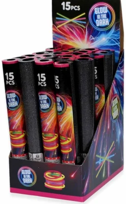 Glow in the dark sticks 22 cm