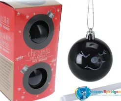 2 Kerstballen beschrijfbaar met krijtje