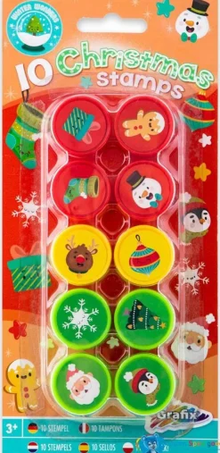10 Kerstmis stempels
