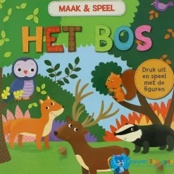 Maak- en speel boekjes het bos