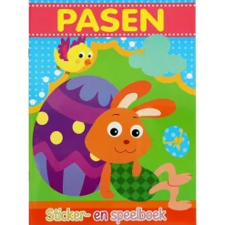 Pasen kleur- en stickerboek