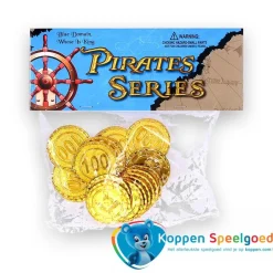 20 piratenmuntjes in zakje