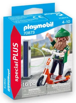 PLAYMOBIL Hipster met E-scooter, 4+
