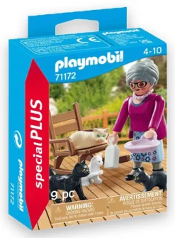 PLAYMOBIL Oma met katten 4+