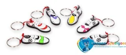 Sleutelhanger voetbalschoen met veters
