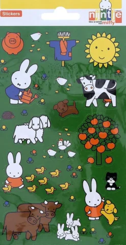Stickervel Nijntje boerderij