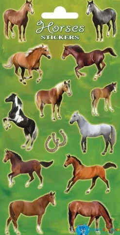 Stickervel paarden