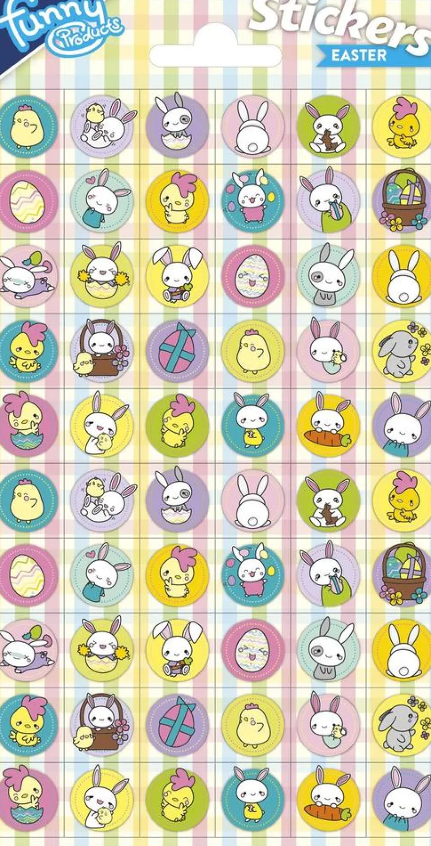 Stickervel Pasen mini