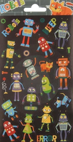 Stickervel robots