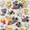 Stickervel Woezel & Pip